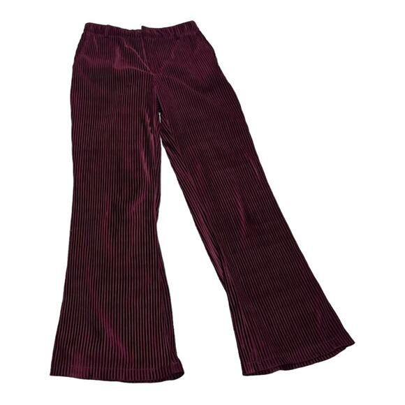 Urban Outfitters Cassidy Ribbed Velour Flare Pants - Picture 2 of 4